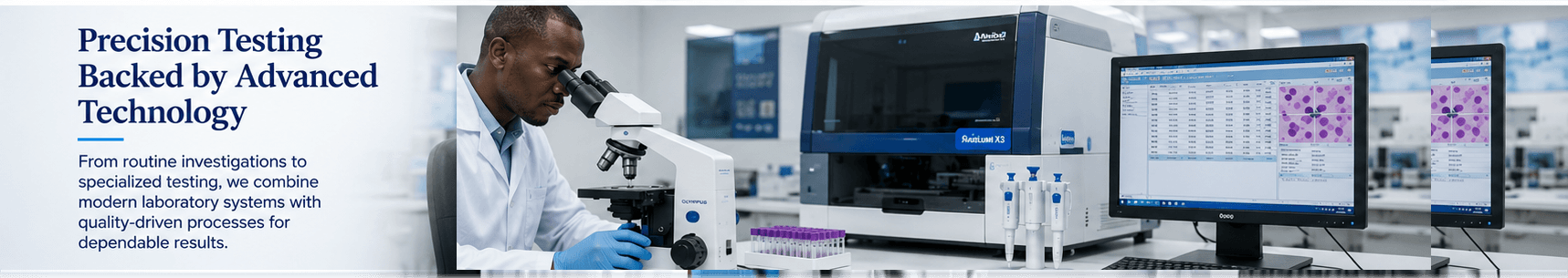 Precision testing backed by advanced technology